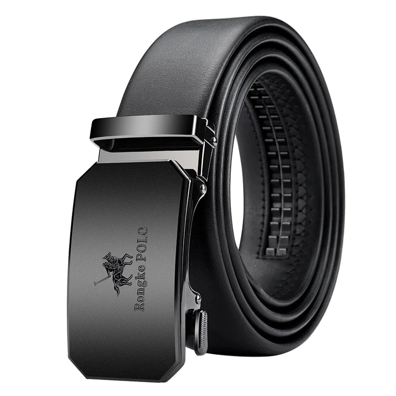 Men's Genuine Leather Belt | Metal Buckle | Adjustable 110–130cm | Multiple Colours NZ