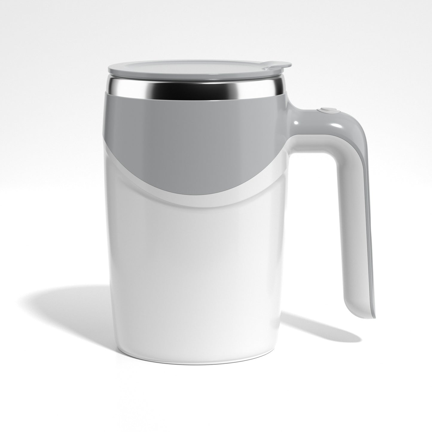Magnetic Self-Stirring Cup | Rechargeable Electric Coffee & Tea Mug | White & Coffee NZ