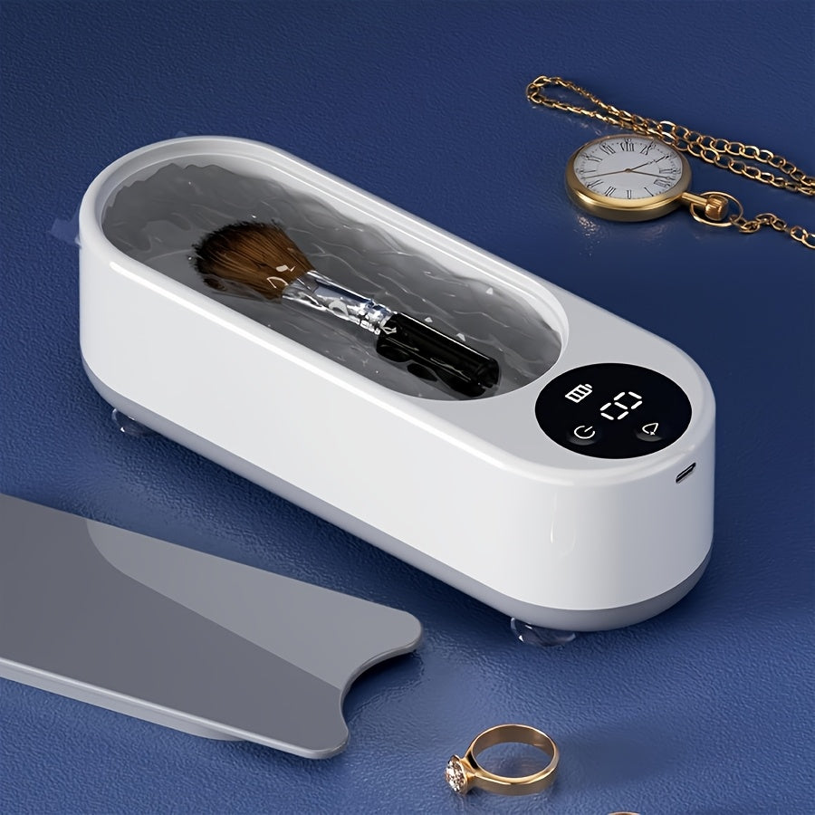 Ultrasonic Jewellery Cleaner | Compact 450ml Cleaning Pod | Rings, Eyewear & Brushes NZ