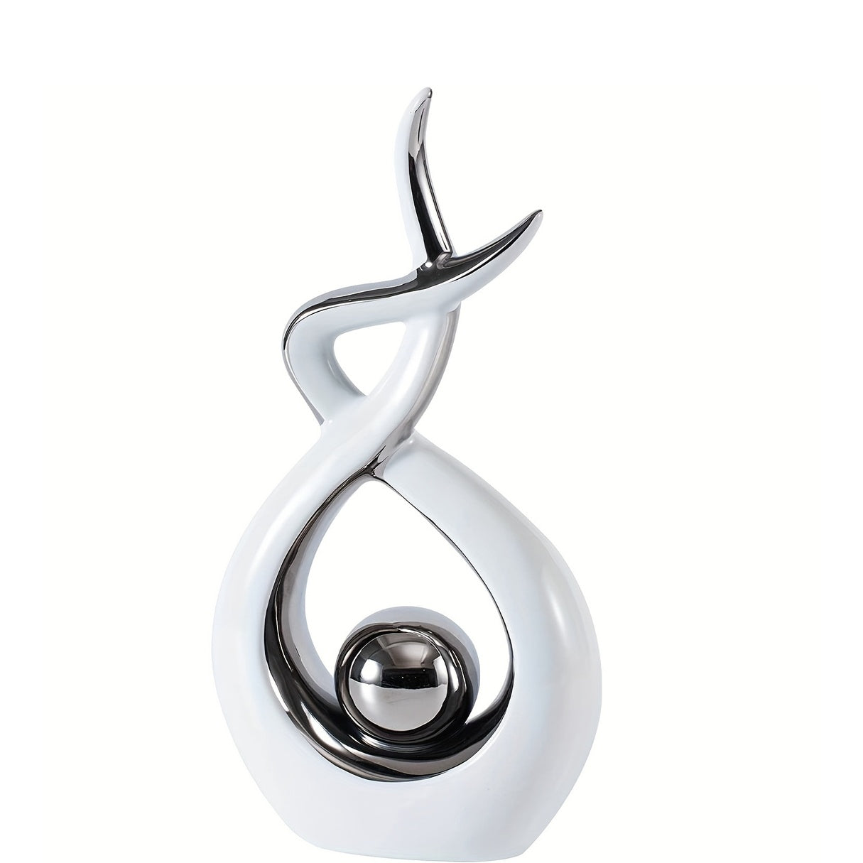 Abstract Geometric Ceramic Sculpture — Modern Art for Your Home