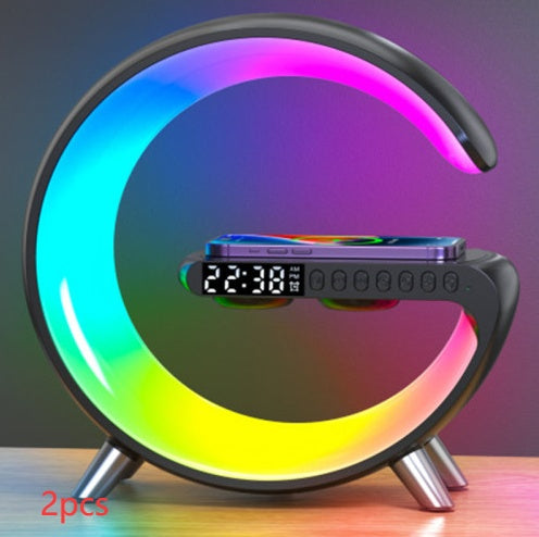 Smart LED Atmosphere Lamp | 15W Wireless Charger & Bluetooth Speaker | AU/EU/UK/US NZ