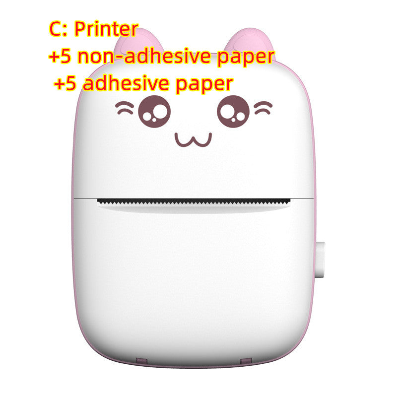 Mini Bluetooth Thermal Printer – Portable Pocket Photo & Label Printer