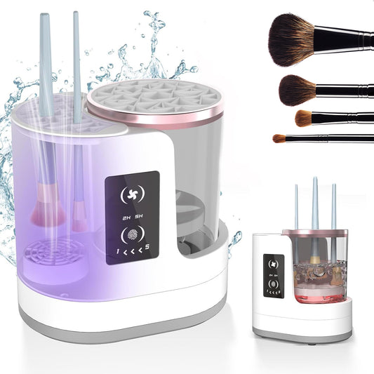 Electric Makeup Brush Cleaner & Dryer | Auto Spin Cleaning Machine | 2 Models NZ