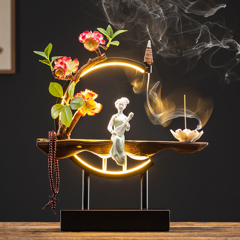 Backflow Incense Burner – Handcrafted Waterfall Smoke Censer | Jazeez
