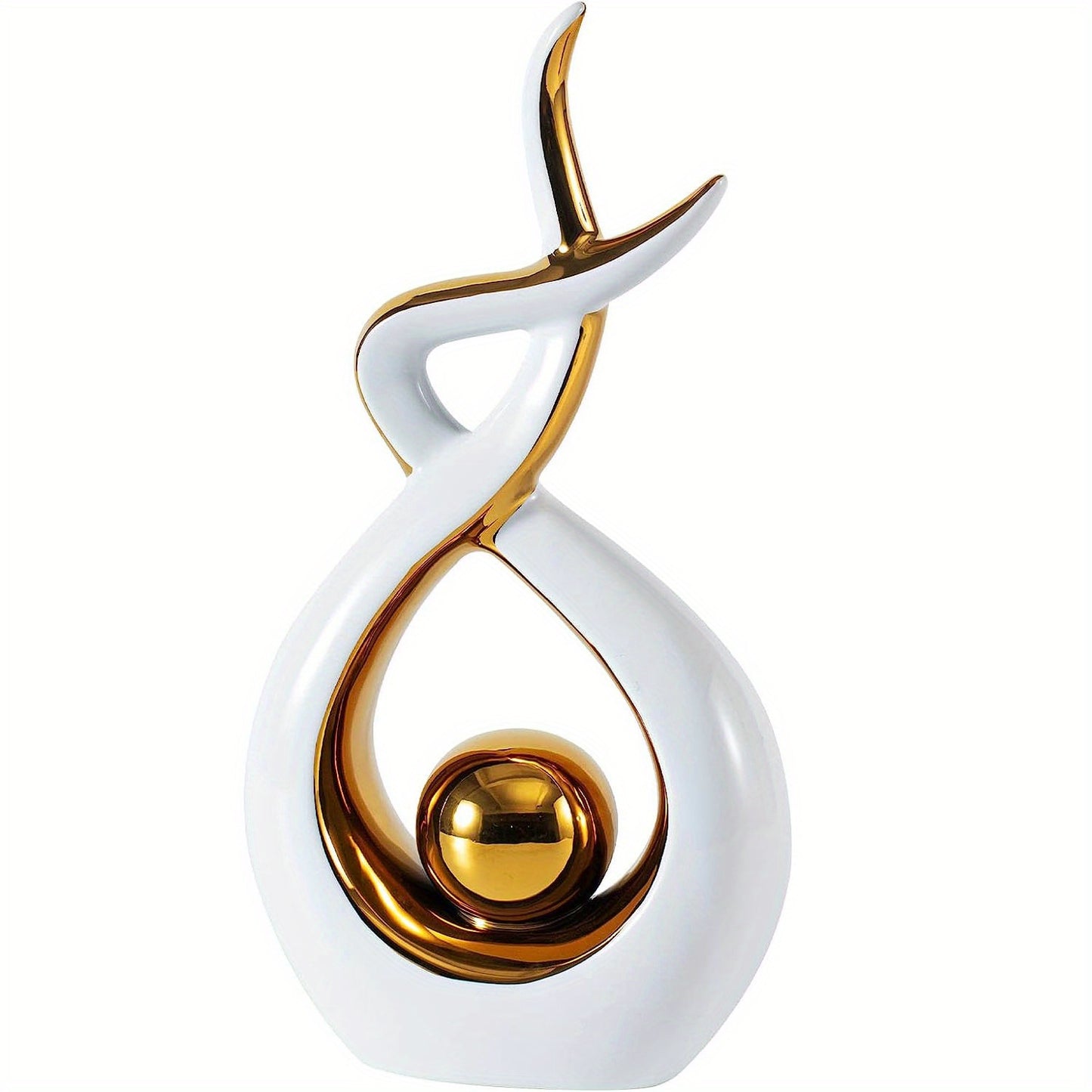 Abstract Geometric Ceramic Sculpture — Modern Art for Your Home