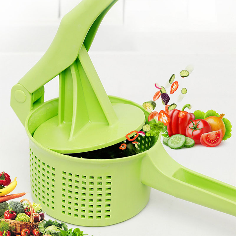 3-in-1 Vegetable & Fruit Water Squeezer | Dumpling & Pie Filling Press | Green NZ