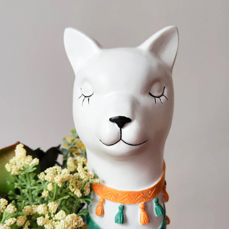 Alpaca Planter Resin Llama Flower Pot for Succulents Plants
