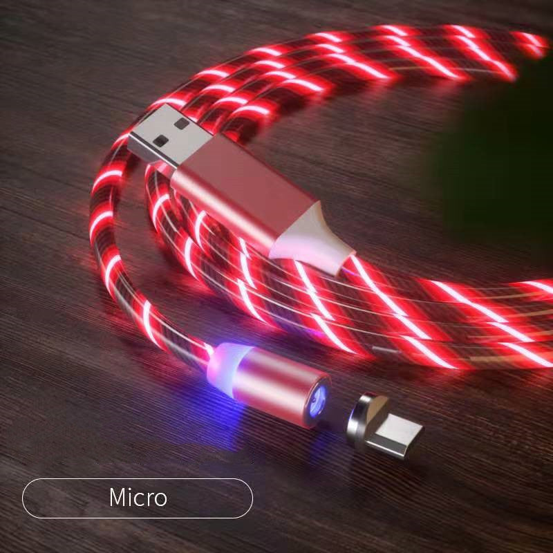3-in-1 Magnetic LED Charging Cable