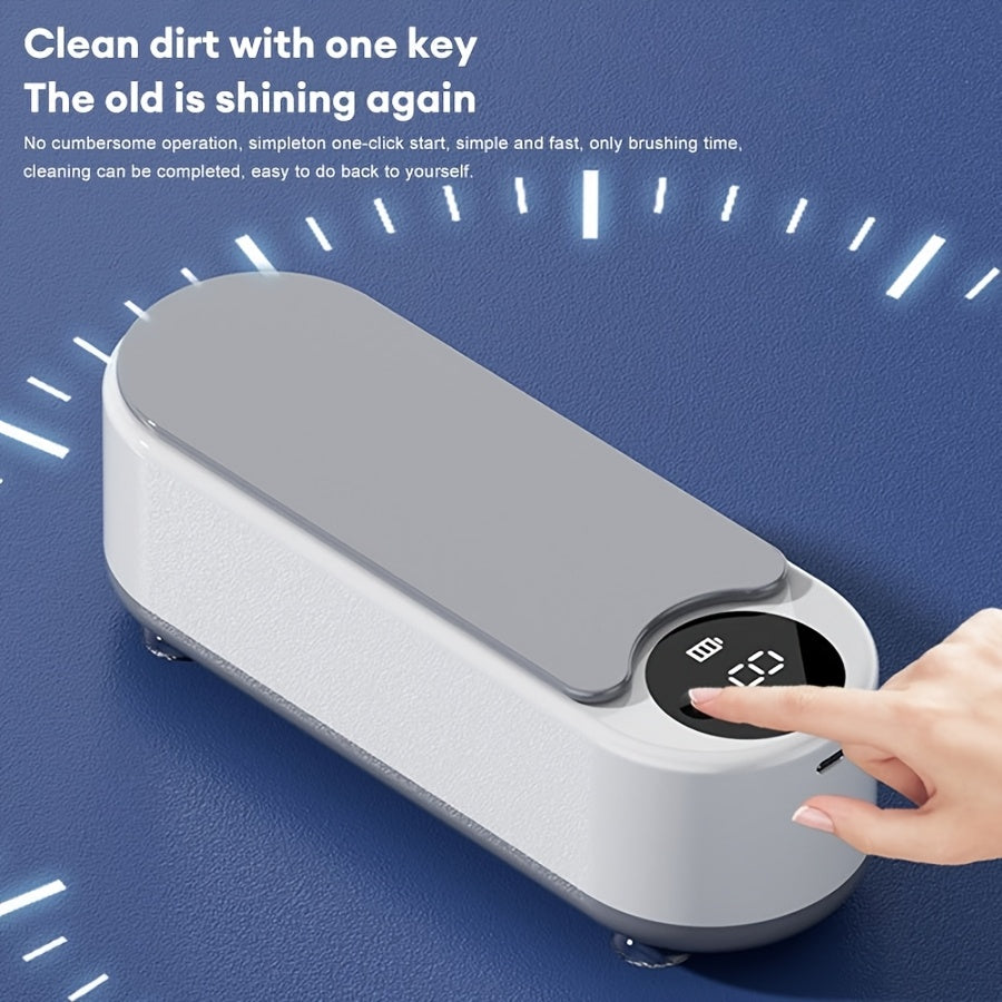 Ultrasonic Jewellery Cleaner | Compact 450ml Cleaning Pod | Rings, Eyewear & Brushes NZ
