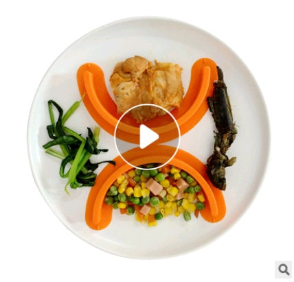 Silicone Food Isolator with Suction Cup Separator | BPA-Free Plate Divider NZ