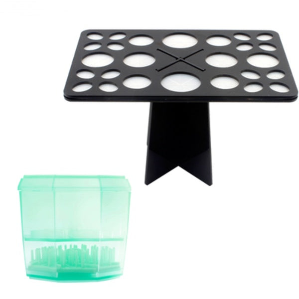 14-Hole Makeup Brush Holder & Drying Rack | Multifunction Display Stand | NZ