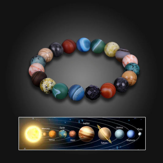 7 Chakra Lava Rock Bracelet – Natural Stone Mala Bead | Men & Women