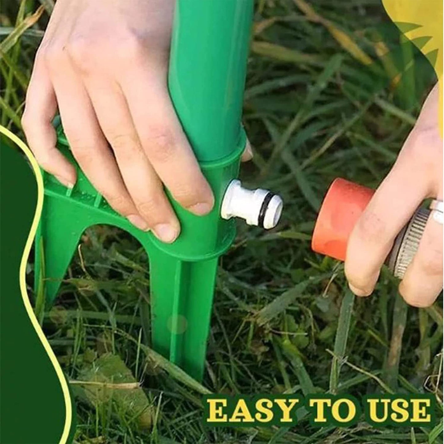 Dancing Daisy Garden Sprinkler | Fun Flower Lawn Watering Tool | Red Yellow White NZ