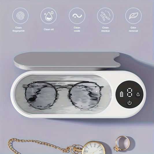 Ultrasonic Jewellery Cleaner | Compact 450ml Cleaning Pod | Rings, Eyewear & Brushes NZ