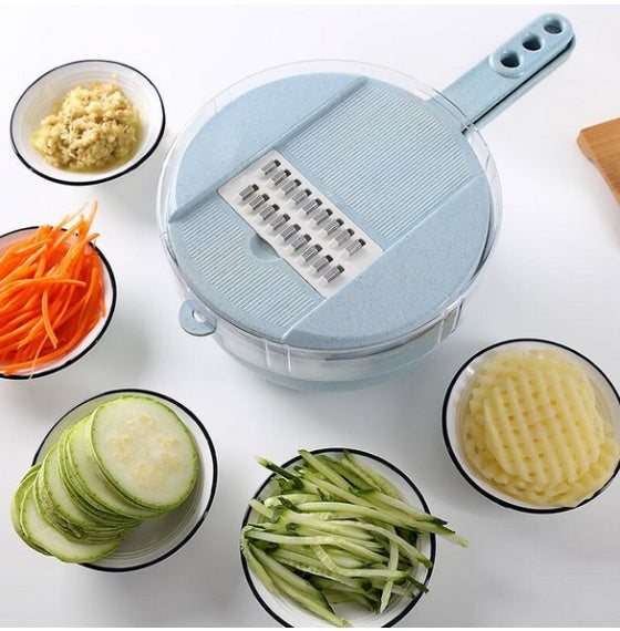 8-in-1 Mandoline Slicer & Vegetable Cutter