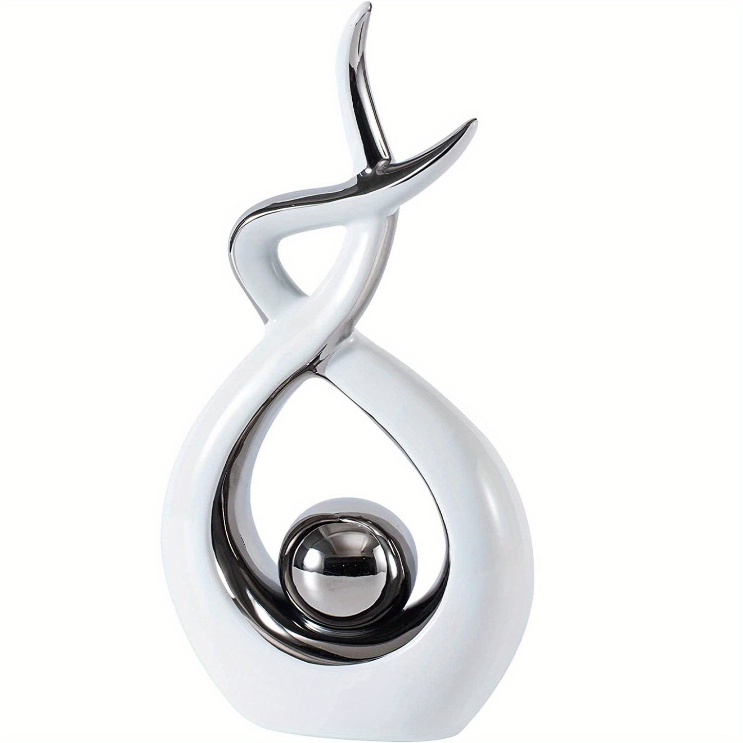 Abstract Geometric Ceramic Sculpture — Modern Art for Your Home