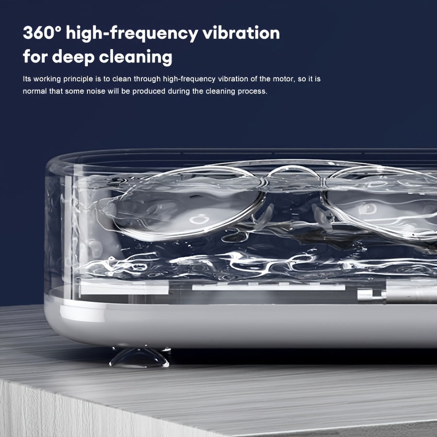 Ultrasonic Jewellery Cleaner | Compact 450ml Cleaning Pod | Rings, Eyewear & Brushes NZ