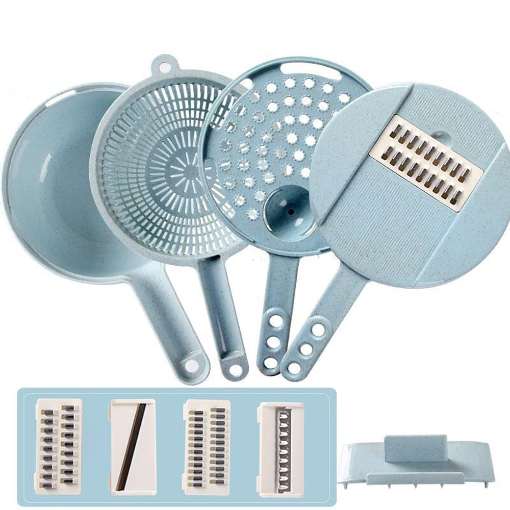 8-in-1 Mandoline Slicer & Vegetable Cutter