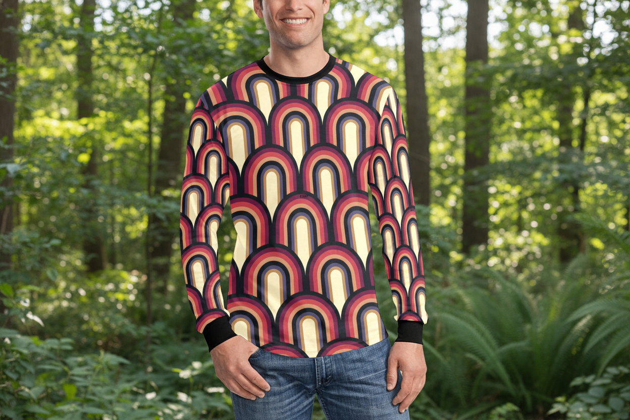 Zee Designer Long Sleeve T-Shirt | Original Art Print | White | XS–XXL NZ