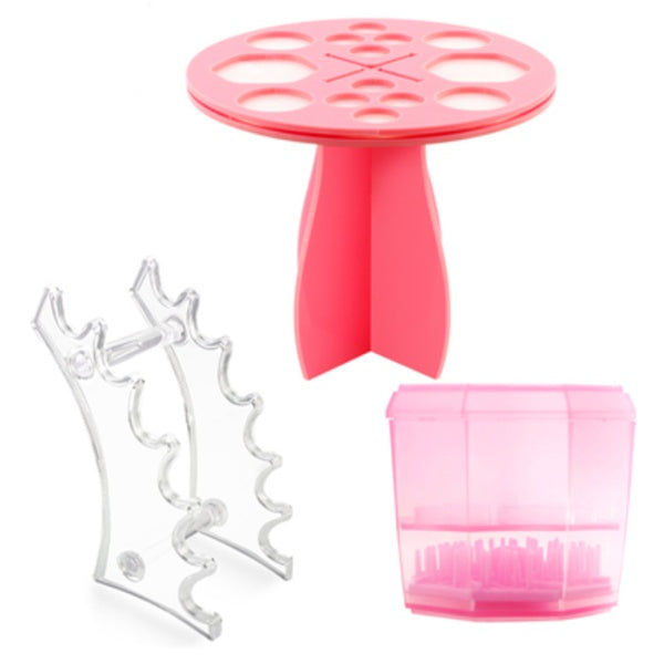 14-Hole Makeup Brush Holder & Drying Rack | Multifunction Display Stand | NZ