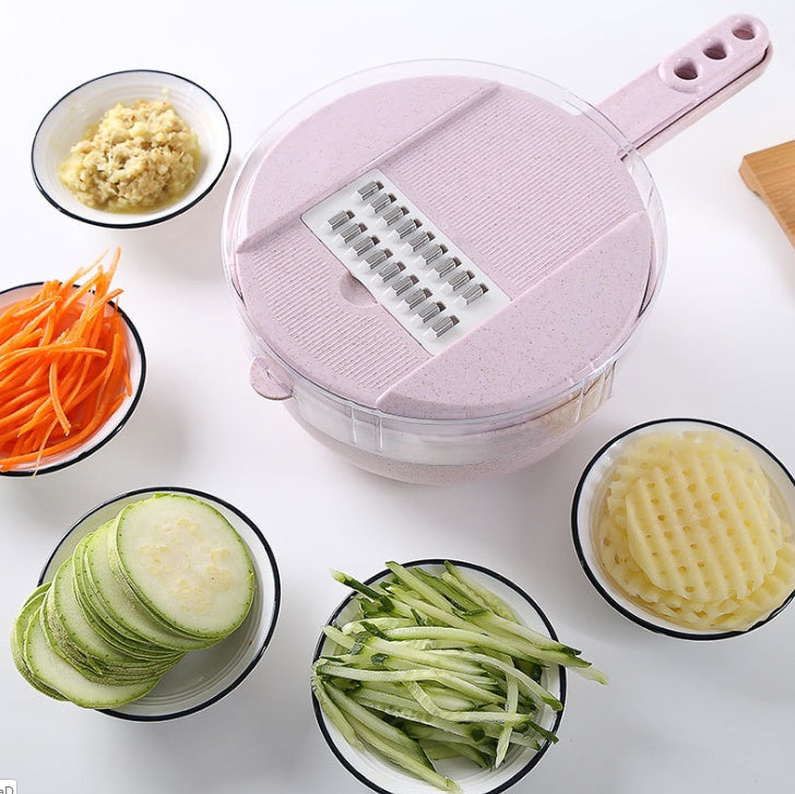 8-in-1 Mandoline Slicer & Vegetable Cutter