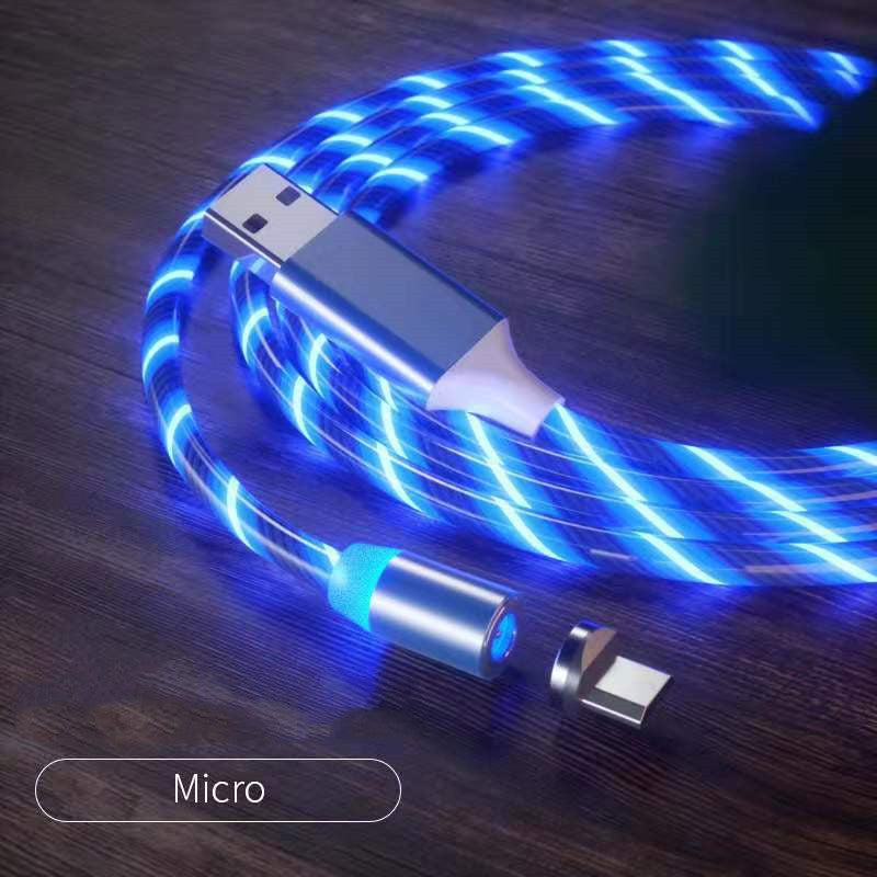 3-in-1 Magnetic LED Charging Cable
