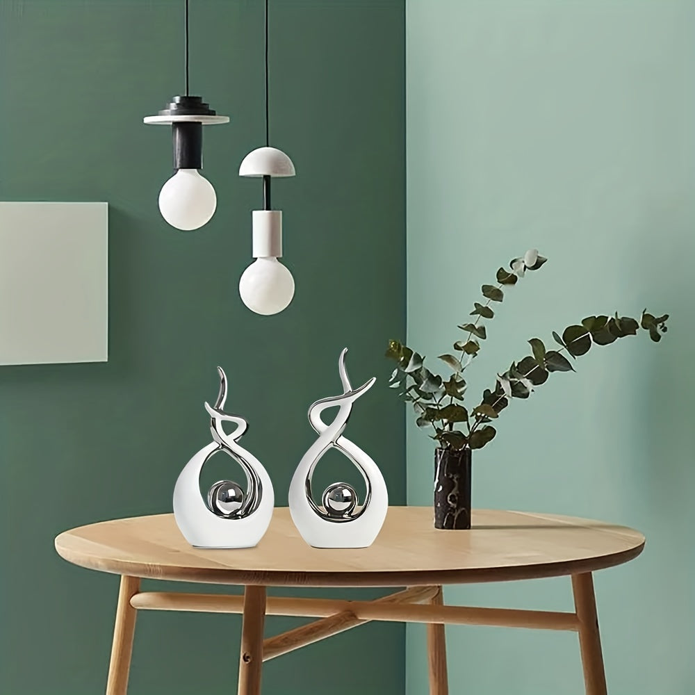 Abstract Geometric Ceramic Sculpture — Modern Art for Your Home