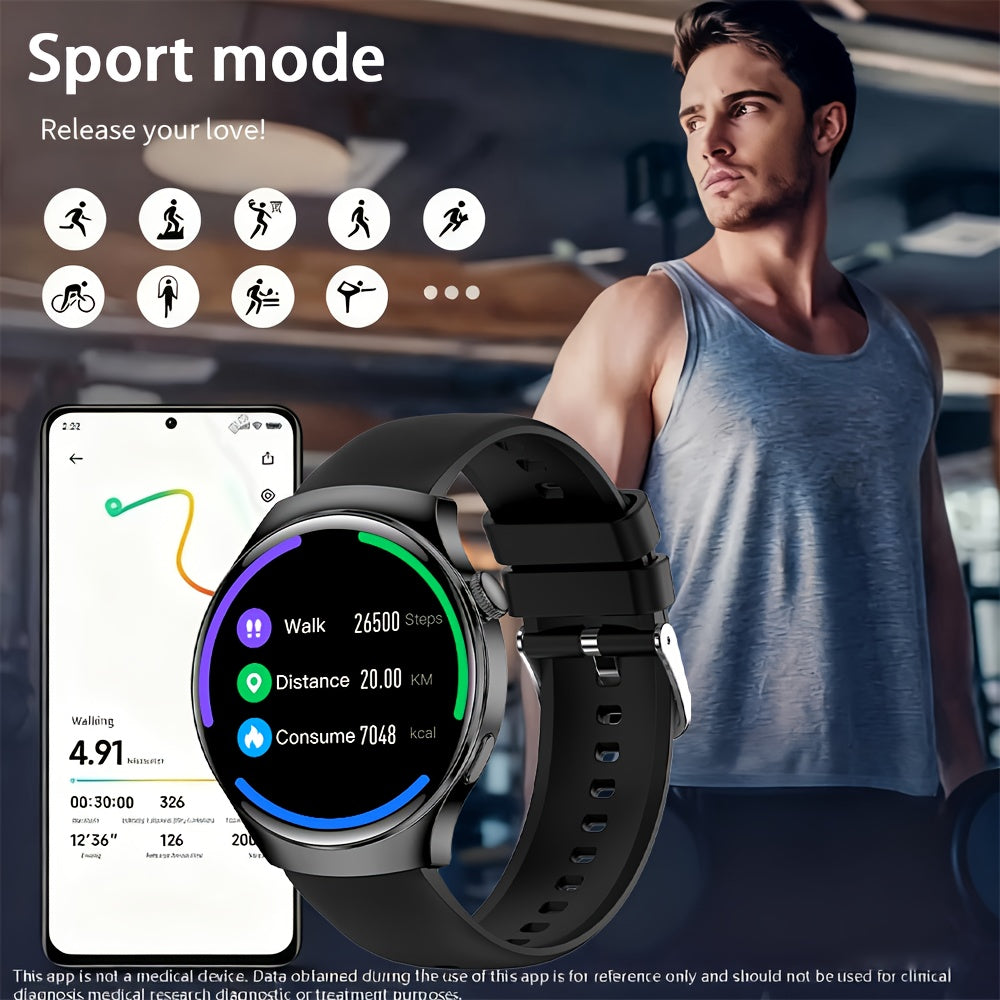 Smart Fitness Watch | Wireless Calling & Activity Tracking | Black & Gold NZ