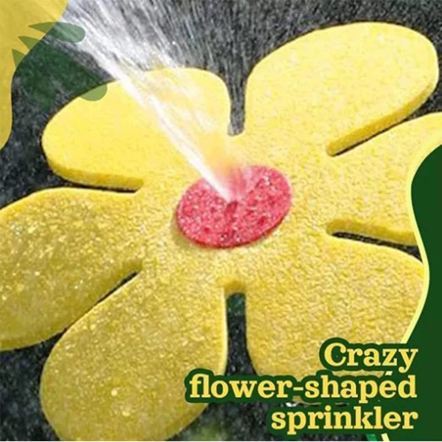 Dancing Daisy Garden Sprinkler | Fun Flower Lawn Watering Tool | Red Yellow White NZ