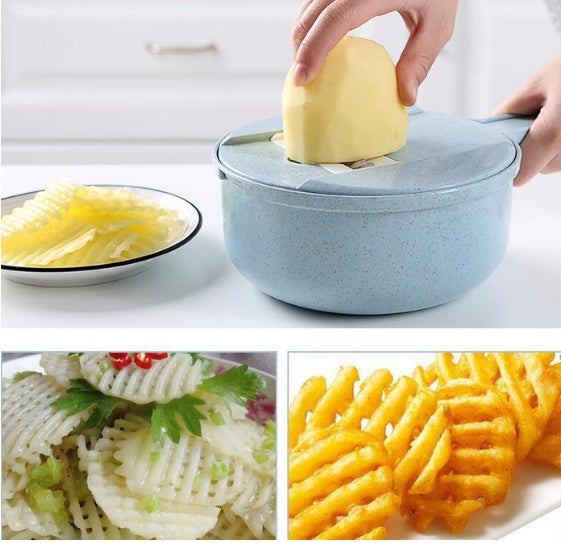 8-in-1 Mandoline Slicer & Vegetable Cutter