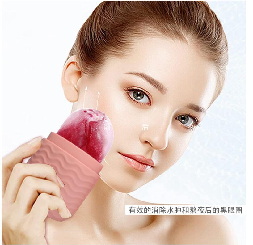 Facial Ice Roller Mold - Silicone Face Ice Tray for Skin Care & De-Puffing