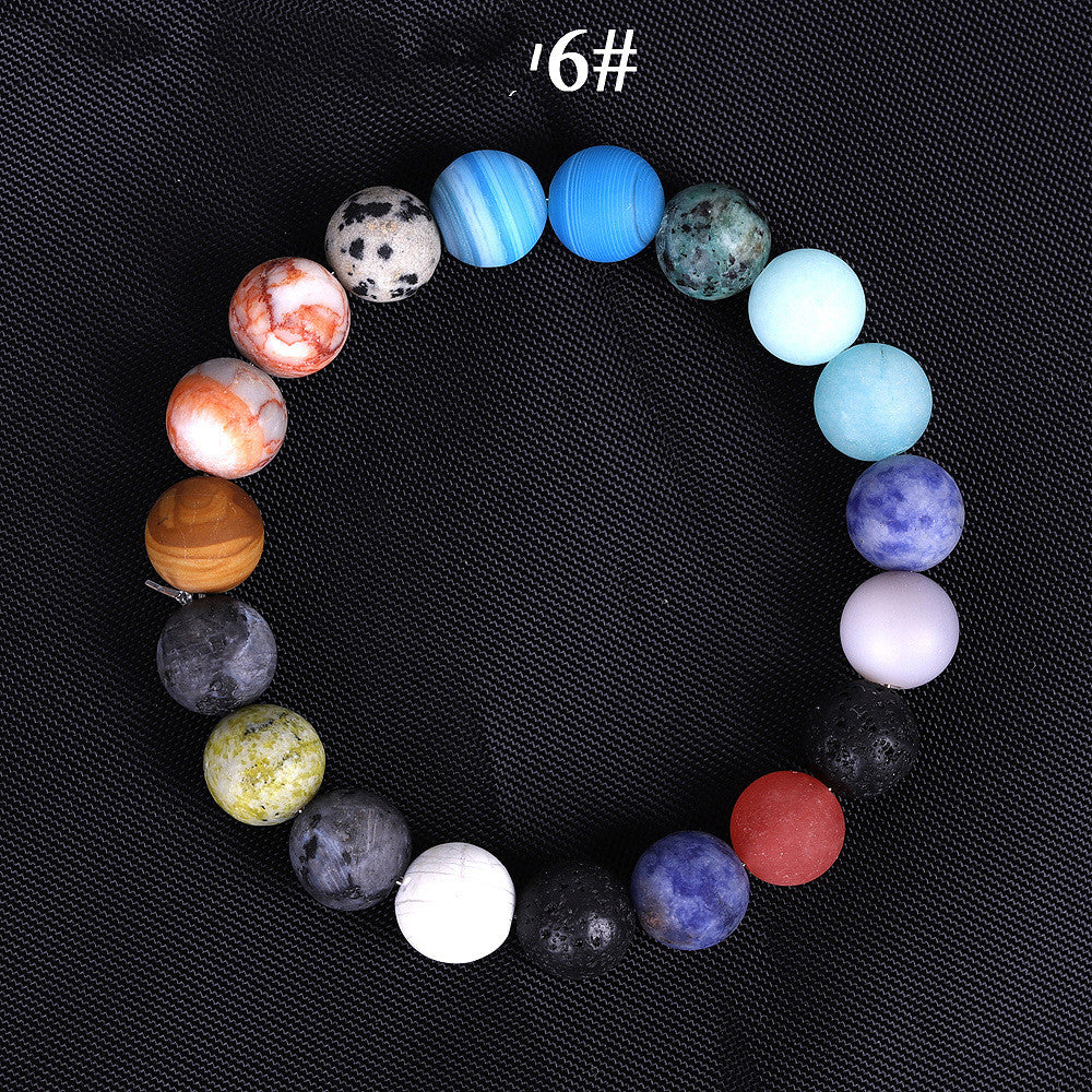 7 Chakra Lava Rock Bracelet – Natural Stone Mala Bead | Men & Women
