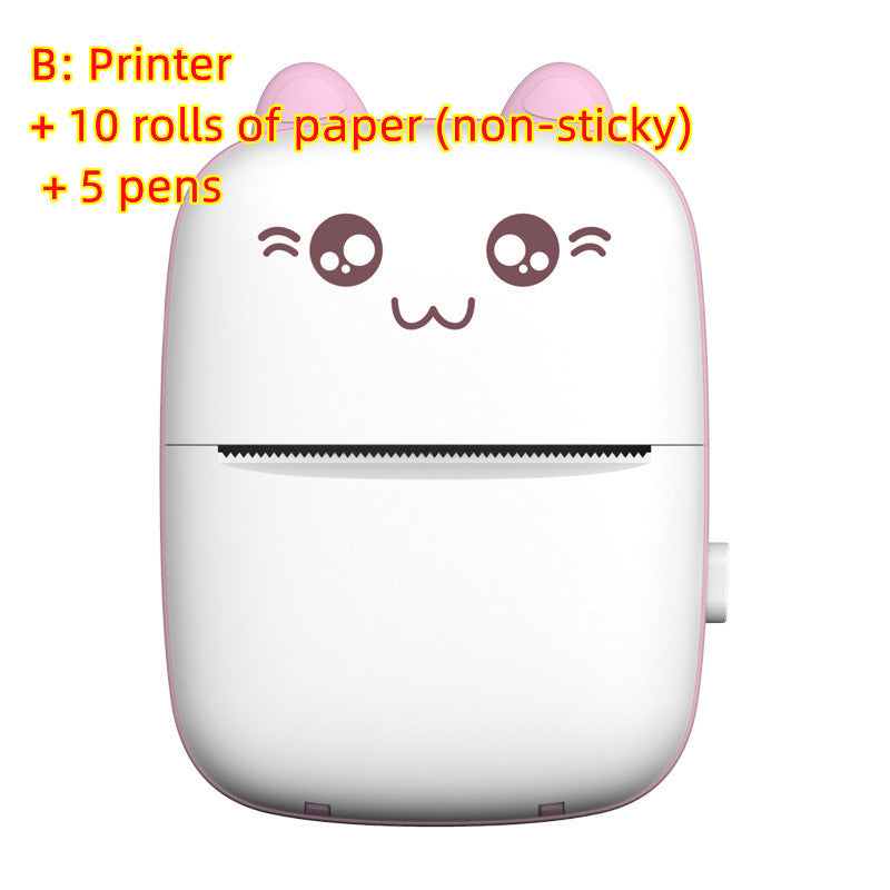 Mini Bluetooth Thermal Printer – Portable Pocket Photo & Label Printer