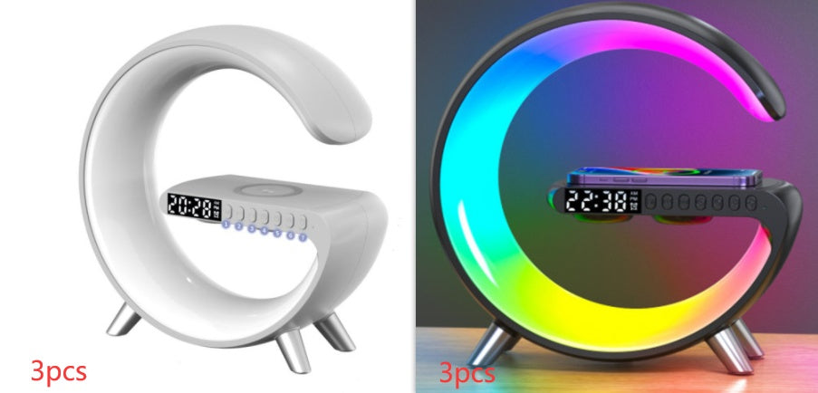 Smart LED Atmosphere Lamp | 15W Wireless Charger & Bluetooth Speaker | AU/EU/UK/US NZ