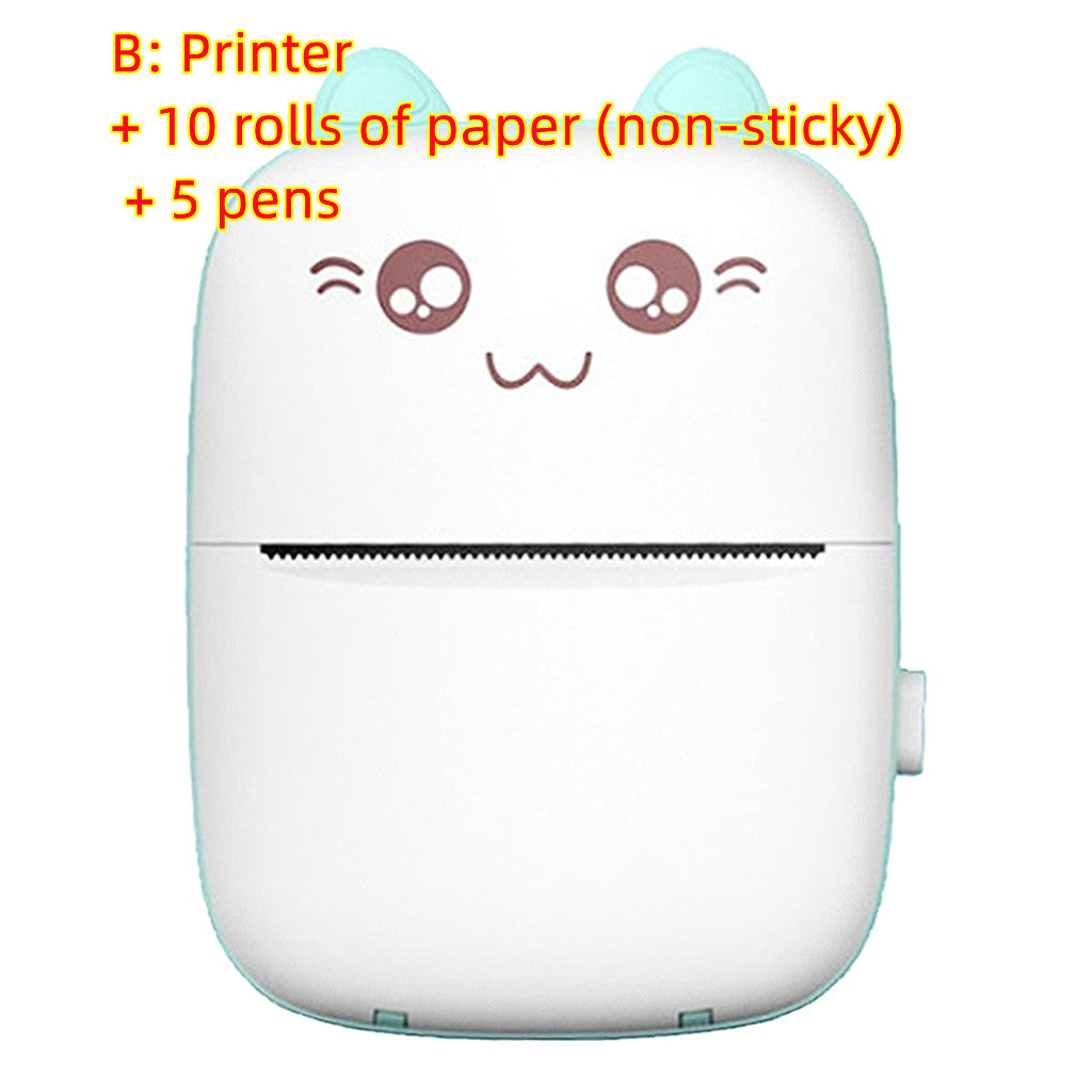 Mini Bluetooth Thermal Printer – Portable Pocket Photo & Label Printer