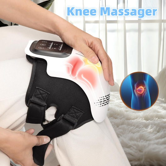 Electric Knee Massager with Heat & Infrared – Rechargeable Pain Relief Device
