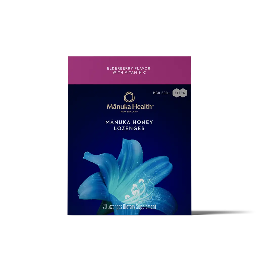 Mānuka Honey & Elderberry Lozenges with Vitamin C | Immune Support NZ