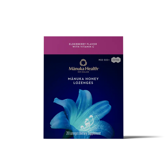 Mānuka Honey & Elderberry Lozenges with Vitamin C | Immune Support NZ
