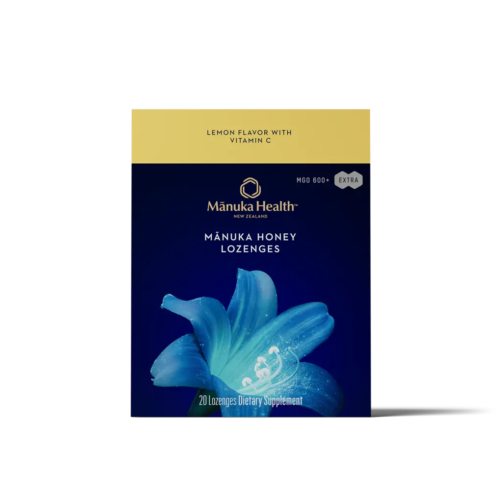 Mānuka Honey & Lemon Lozenges with Vitamin C | Throat & Immune Support NZ