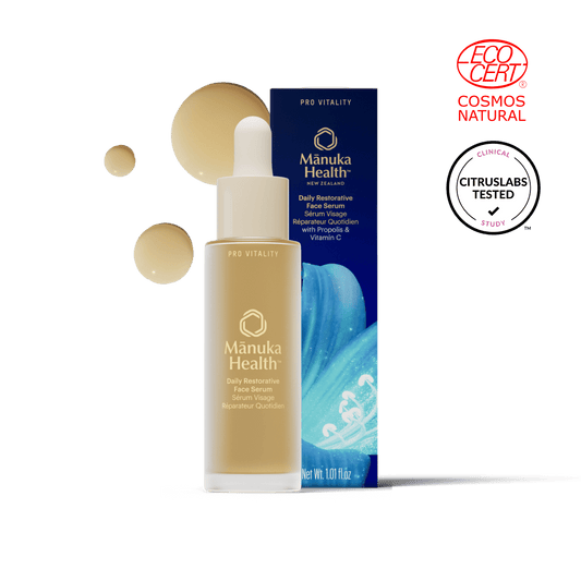 Pro Vitality Face Serum – Propolis, Mānuka Honey & Vitamin C | NZ