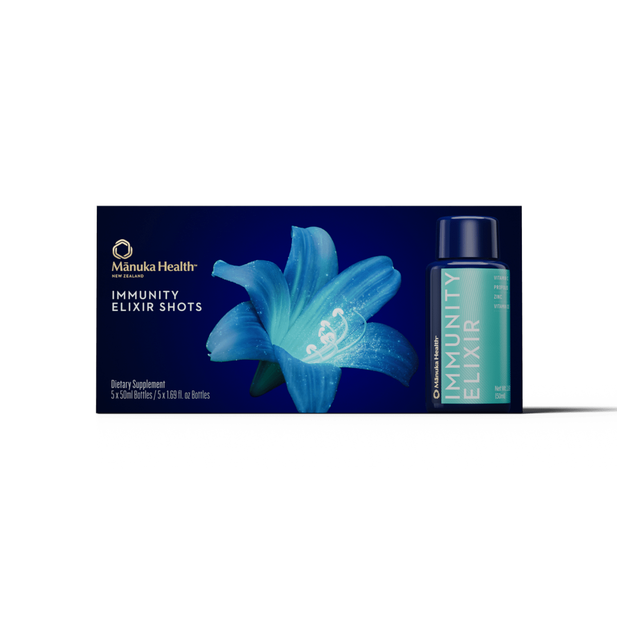 Immunity Elixir Shots – Propolis, MGO 600+ Mānuka Honey & Vitamins | NZ