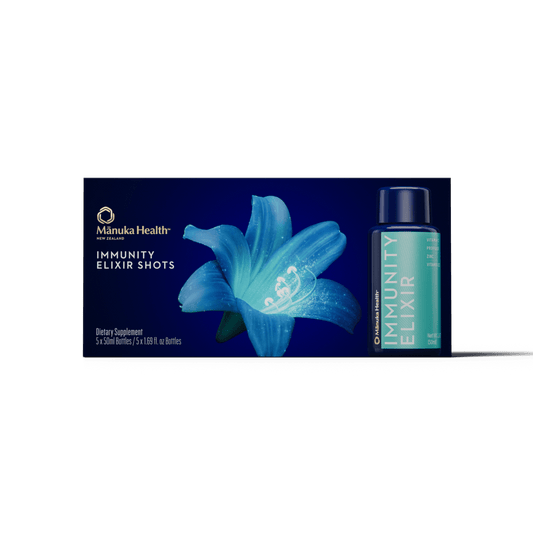 Immunity Elixir Shots – Propolis, MGO 600+ Mānuka Honey & Vitamins | NZ