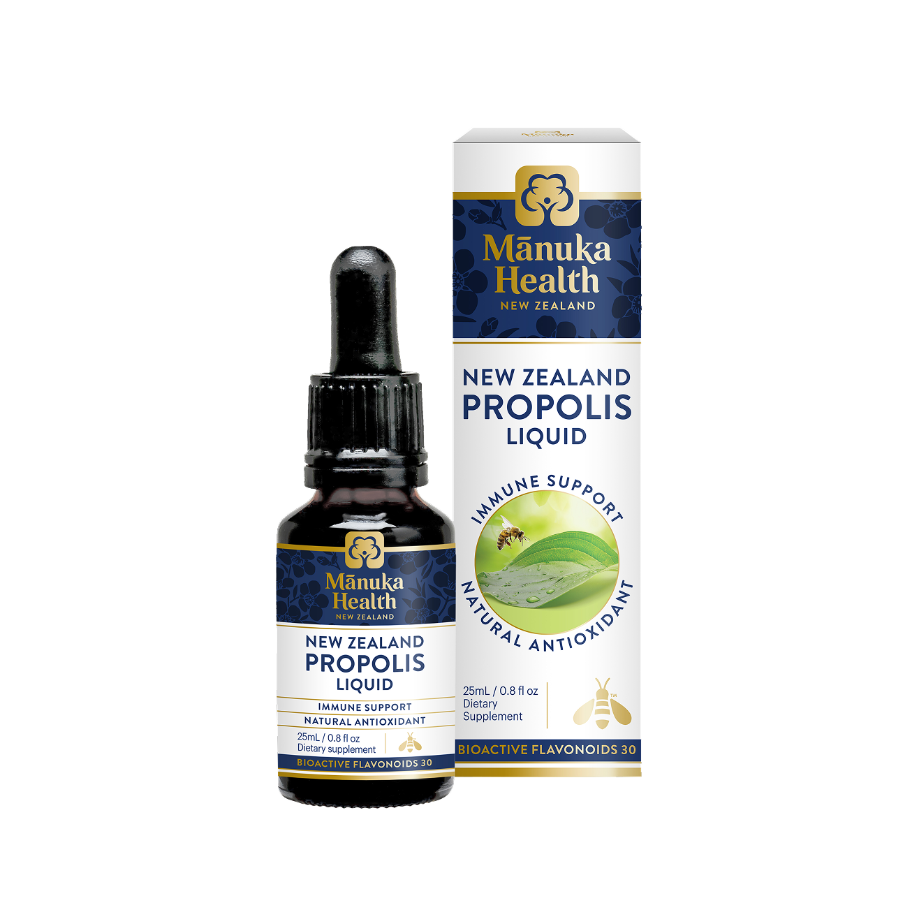 BIO30 Propolis Liquid - Premium New Zealand Immune Support & Antioxidant Supplement
