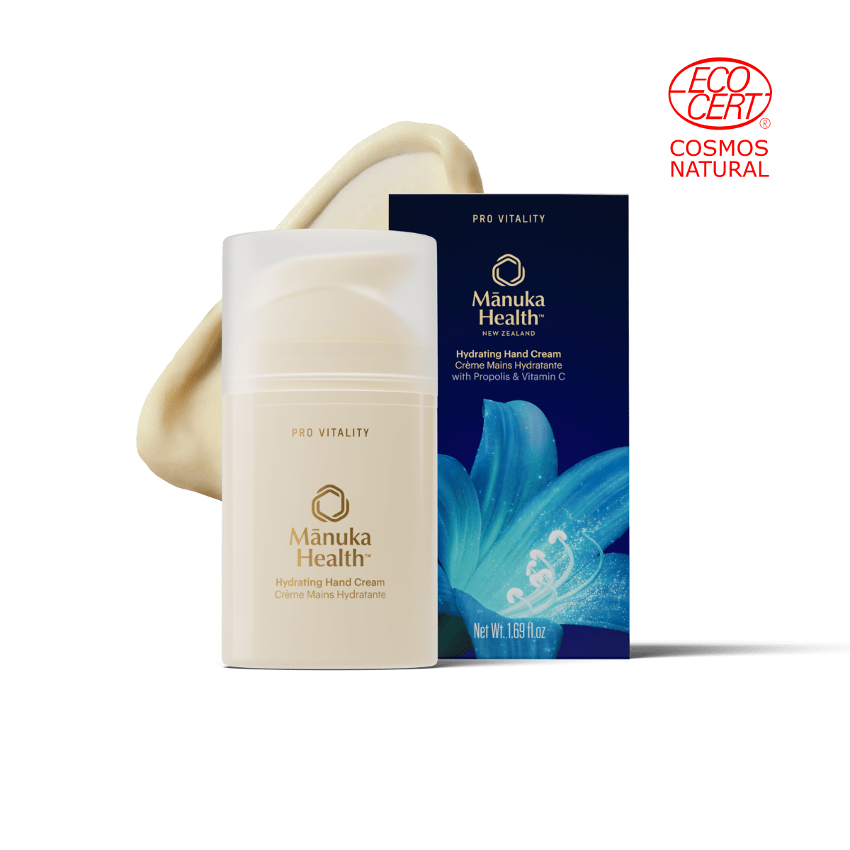 Pro Vitality Hand Cream – Propolis, Mānuka Honey & Vitamin C | NZ
