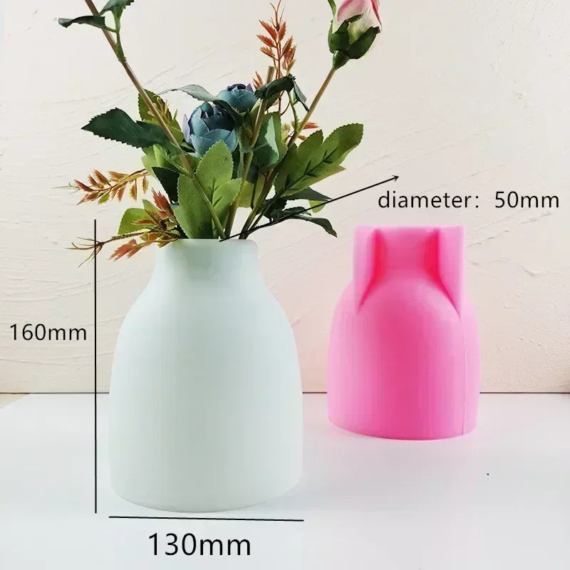 Food Grade Silicone Heart Vase Mold | Resin Concrete Candle Casting | Multiple Sizes NZ