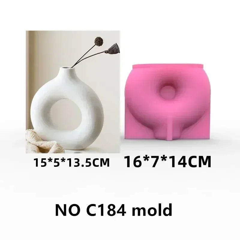 Food Grade Silicone Heart Vase Mold | Resin Concrete Candle Casting | Multiple Sizes NZ