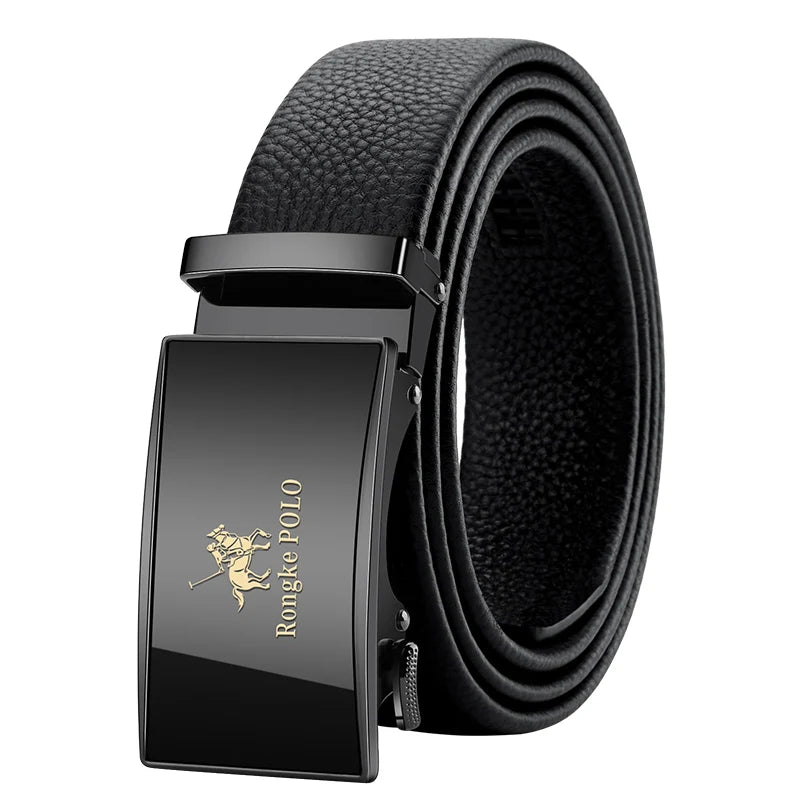 Men's Genuine Leather Belt | Metal Buckle | Adjustable 110–130cm | Multiple Colours NZ