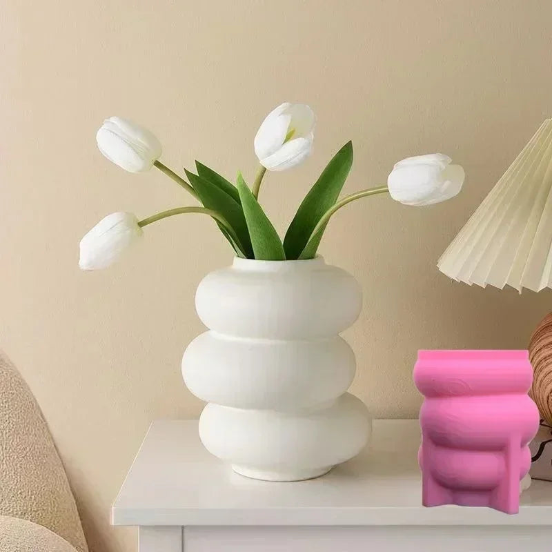 Food Grade Silicone Heart Vase Mold | Resin Concrete Candle Casting | Multiple Sizes NZ