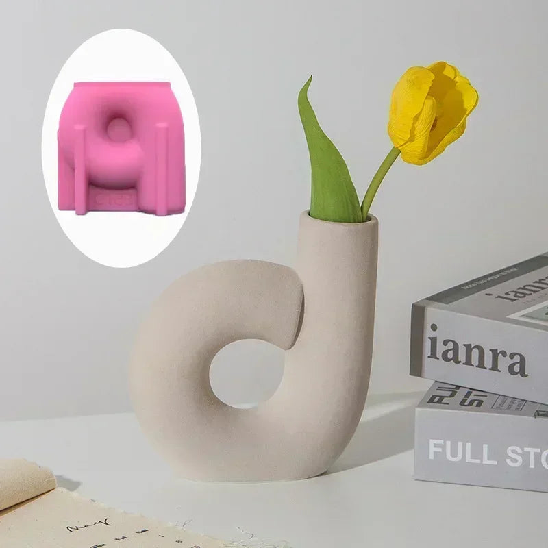 Food Grade Silicone Heart Vase Mold | Resin Concrete Candle Casting | Multiple Sizes NZ