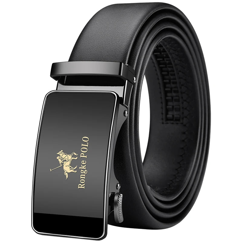 Men's Genuine Leather Belt | Metal Buckle | Adjustable 110–130cm | Multiple Colours NZ